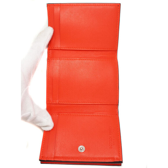 Bottega Veneta Intrecciato Tri Fold Flap Wallet - Picture 3 of 5